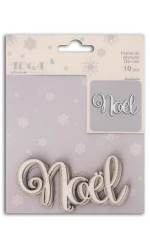 L'or de bombay 10 die cuts white Christmas
