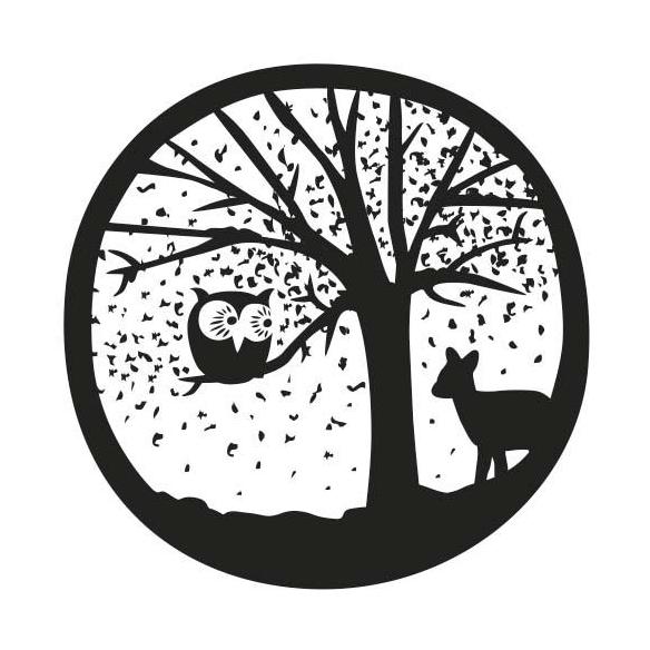 Round winter wood seal