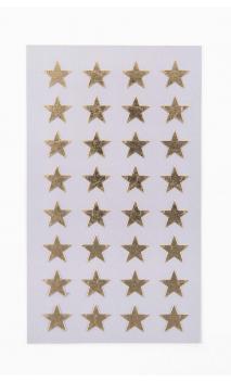 Stickers stars 13mm, gold