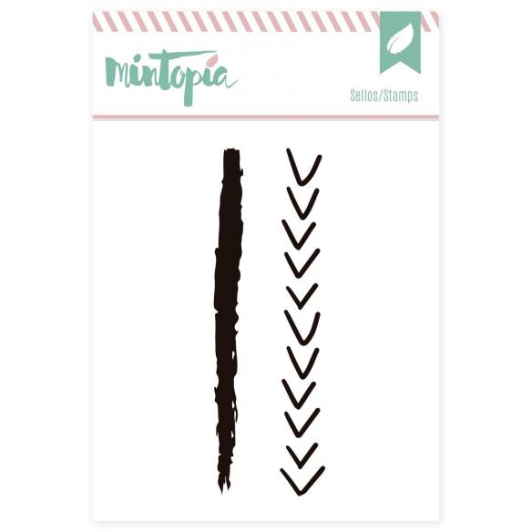 Sellos acrílicos Bordes Bonitos 1 7 cm x 3 cm