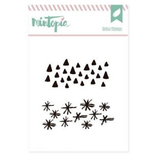 Average Mixed acrylic seals 3 5 cm x 5 cm