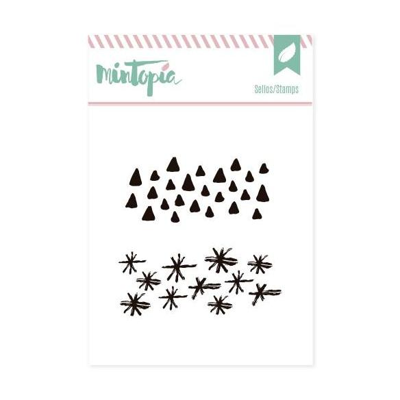 Average Mixed acrylic seals 3 5 cm x 5 cm