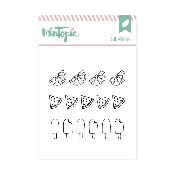 Sellos acrílicos Bordes bonitos 3 5 cm x 5 cm