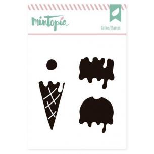 Sellos acrílicos Helado fresquito 5 cm x 5 cm