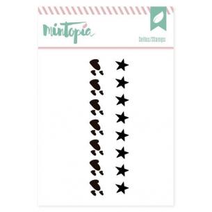 Acrylic seals Beautiful edges 4 7 cm x 3 cm