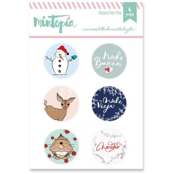 Christmas sheet metal set 6 pieces