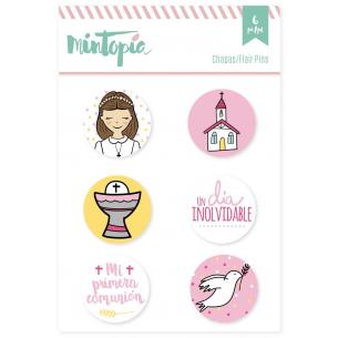 My First Communion Girl Plate Set 6 Pieces