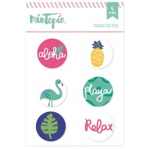 Set de chapas Aloha 6 piezas