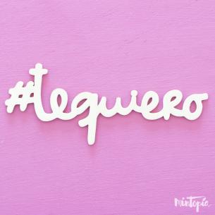 Maderita Te quiero 12 cm