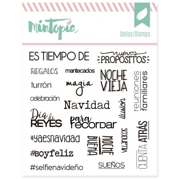 Sellos acrílicos Documenta tu Navidad 10 cm x 10 cm