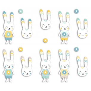 Surtido 20 formas recortadas Conejo  Leornard