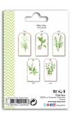 Assortment 20 Printed Cards - Herbs + BT