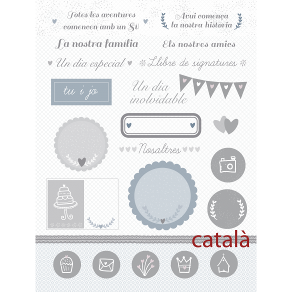 Sitckers per a projectes de Casament