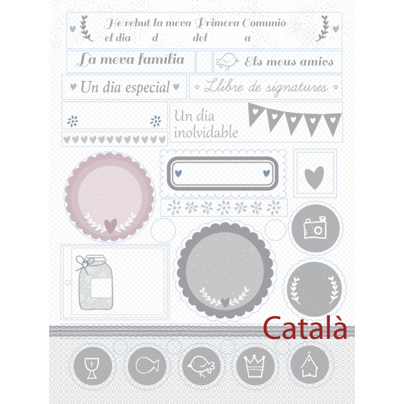 Sticker para proyectos de Primera Comunión