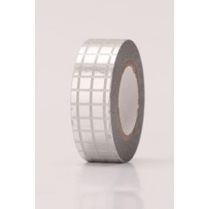 Washi Tape  rejilla platahot foil