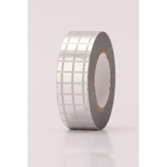 Washi Tape  rejilla platahot foil