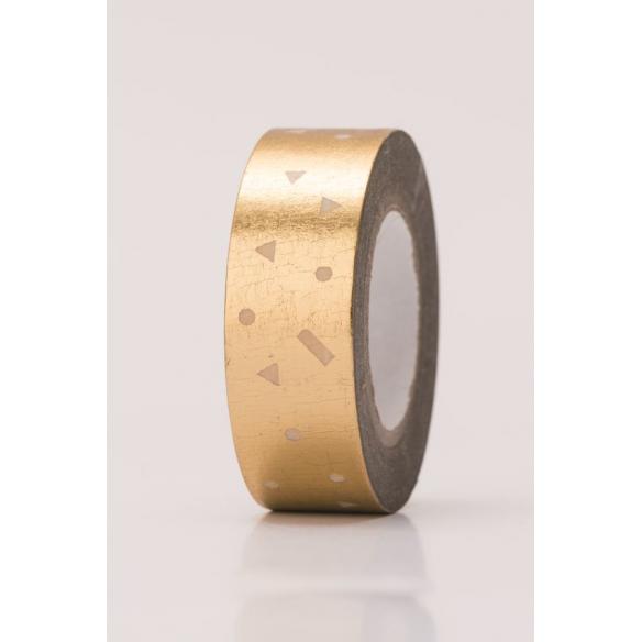 Washi Tape  confetti oro hot foil
