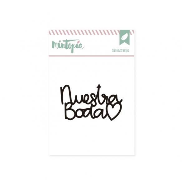 Sellos Nuestra Boda 5 x 4,5 cm