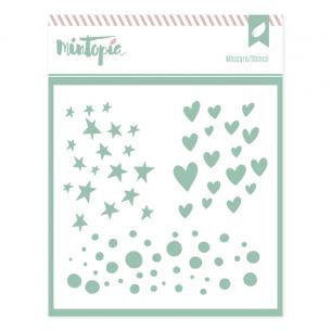 Máscara Lluvia de estrellas 10 x 10 cm