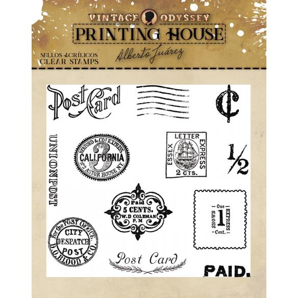 Sellos de Silicona "POSTAL CARDS" Alberto Juárez