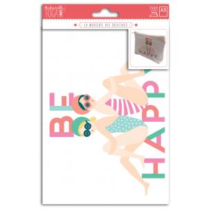 1 Plancha de motivos termoadhesivos. A5 - baigneuses