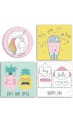 4  planchas stickers couv. 10x10 happy days