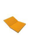 Carnet bicolor amarillo fucsia 60p 100x150 mm