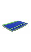 Carnet bicolor verde azul 60p 100x150 mm