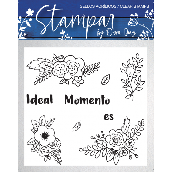 Sellos de Silicona "HAPPY MOMENTS"Quim Diaz