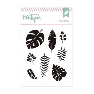 Sello Hojas tropicales