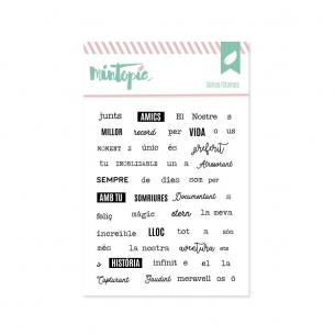 Sello Documenta tus recuerdos catalán