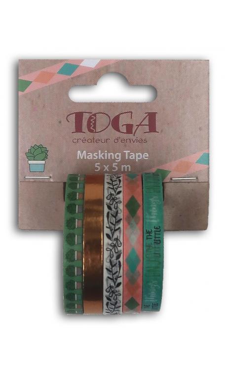 Mini masking tape x5 bujo 5x5m blogger