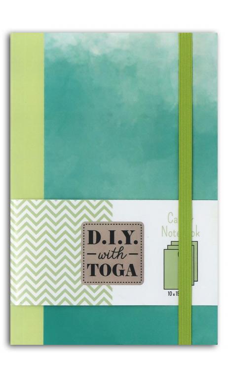 Bicolor notebook pastel green 100x150mm