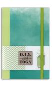 Bicolor notebook pastel green 100x150mm