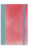 Notebook bicolor coral/verde pastel 100x150mm