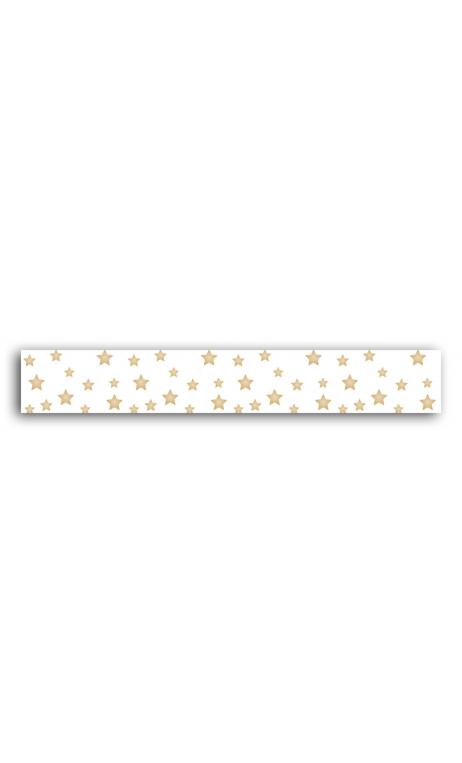 Masking tape estrellas perqueñas oro -10m