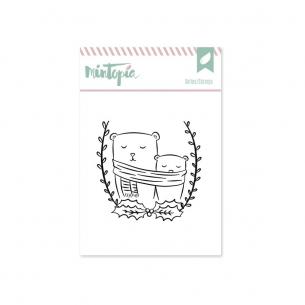 Stamp Couple of bears