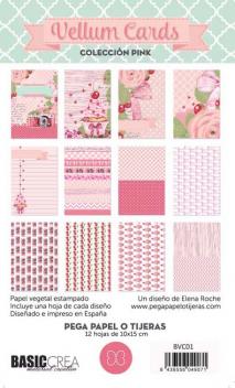 Pink-Vellum Cards