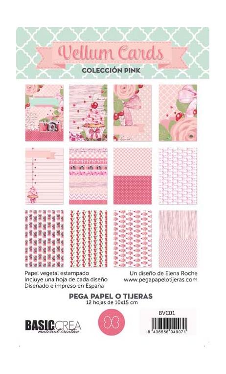 Pink-Vellum Cards