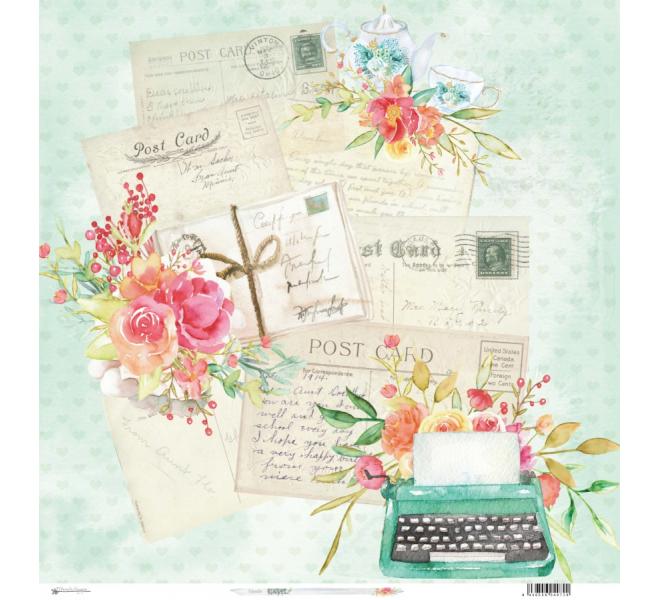 "Recuerdame" 6 papeles  para scrapbooking Manoli Navarro