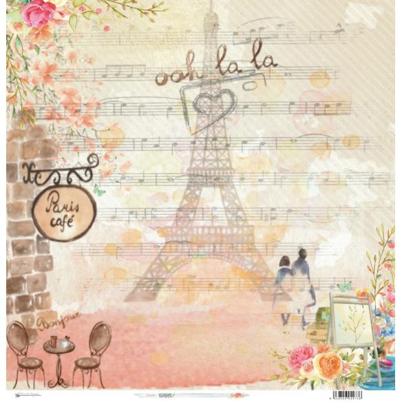 "Recuerdame" 6 papeles  para scrapbooking Manoli Navarro