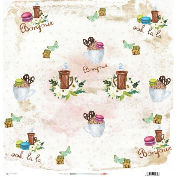 "Recuerdame" 6 papeles  para scrapbooking Manoli Navarro