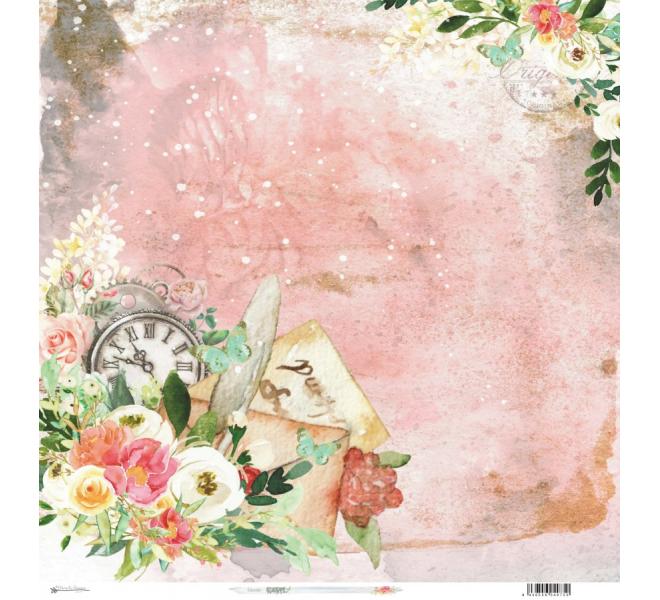 "Recuerdame" 6 papeles  para scrapbooking Manoli Navarro