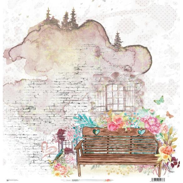 "Recuerdame" 6 papeles  para scrapbooking Manoli Navarro