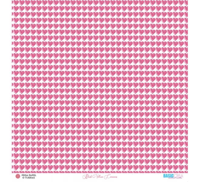 "Vellum Blush" 6 papeles "Vellum" para scrapbooking Elena Roche