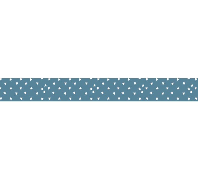 Washi Tape "Corazones Azul" Marisa Bernal 10m