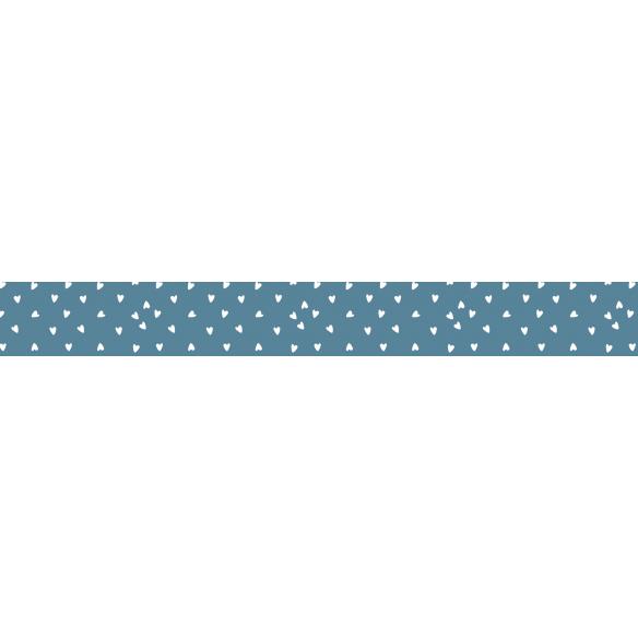 Washi Tape "Corazones Azul" Marisa Bernal 10m