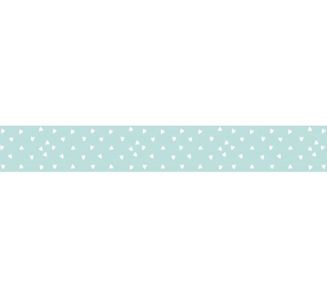 Washi Tape "Corazones Menta" Marisa Bernal 10m