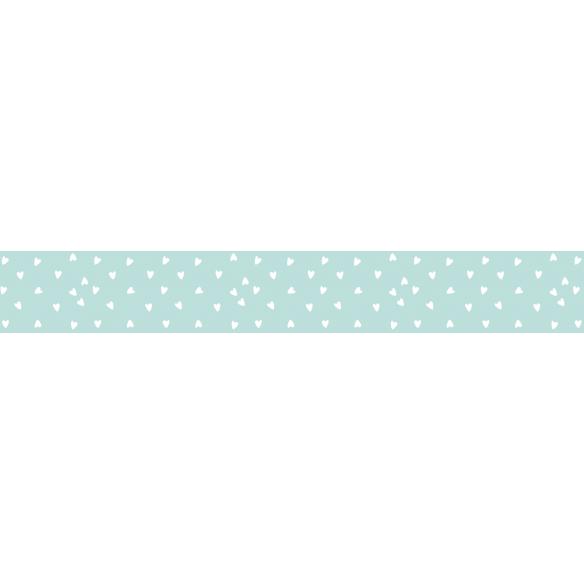Washi Tape "Corazones Menta" Marisa Bernal 10m