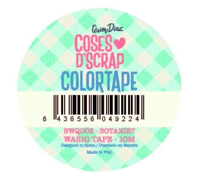 Washi Tape "Botanist" Quim Diaz 10m